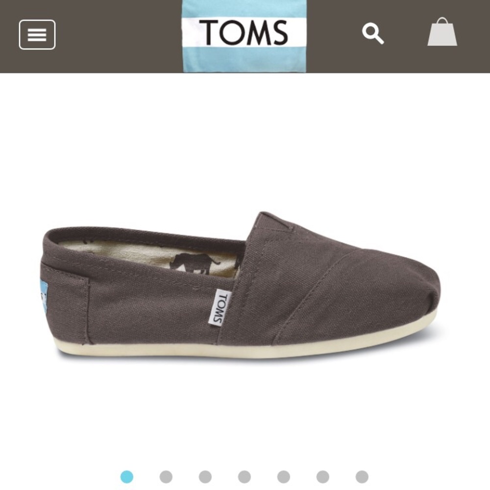 TOMS ash canvas
