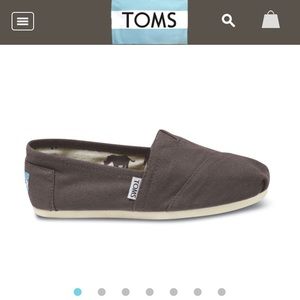 TOMS ash canvas