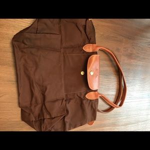 Small Longchamp Le Pliage - Brown