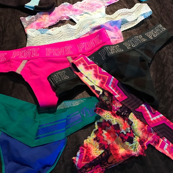 BRAND NEW VS / VS PINK PILE OF PANTIES BUNDLE - Picture 2 of 4
