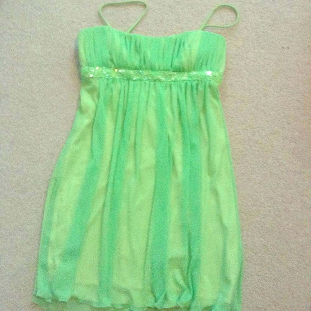Bright green dress - worn once