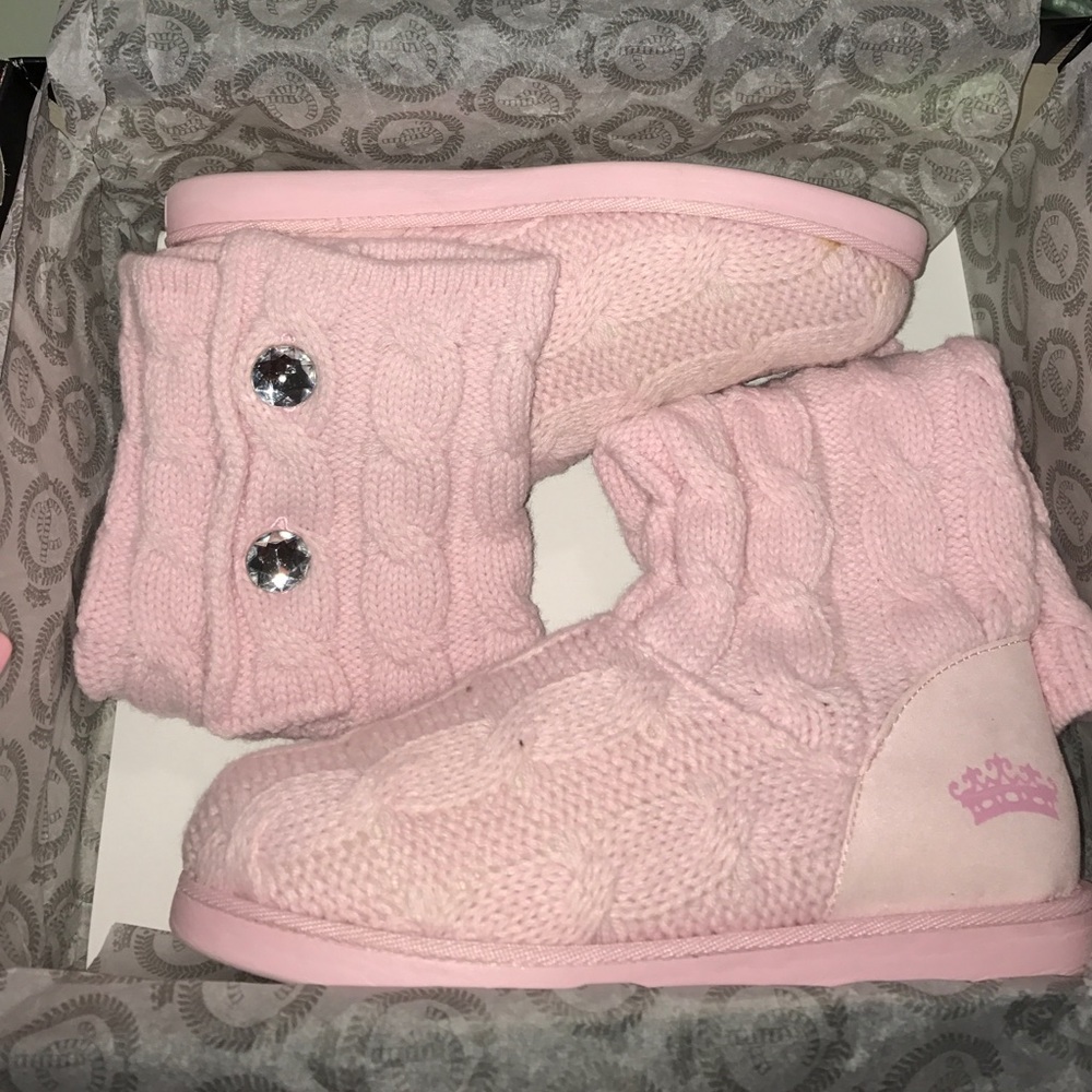 Juicy Couture pink boots