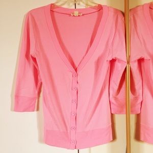 set of 3 cardigans pink, navy, lavender