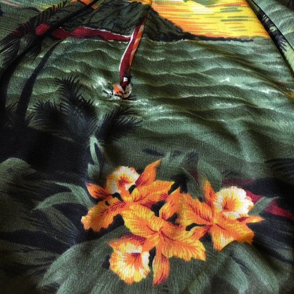 Vintage Skirts - Vintage Stretch Maxi Wrap Skirt Coverup Tropical Vintage Skirts - Vintage Stretch Maxi Wrap Skirt Coverup Tropical
