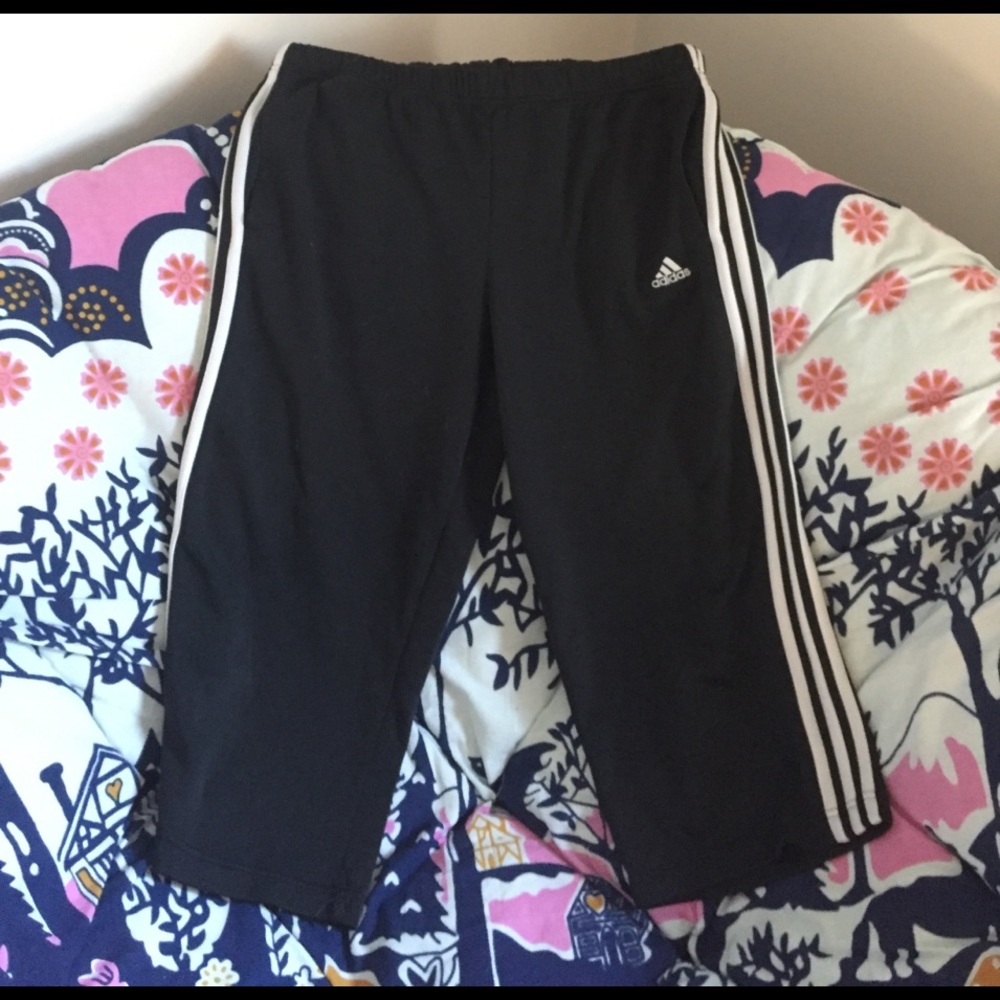 Adidas cropped workout pants
