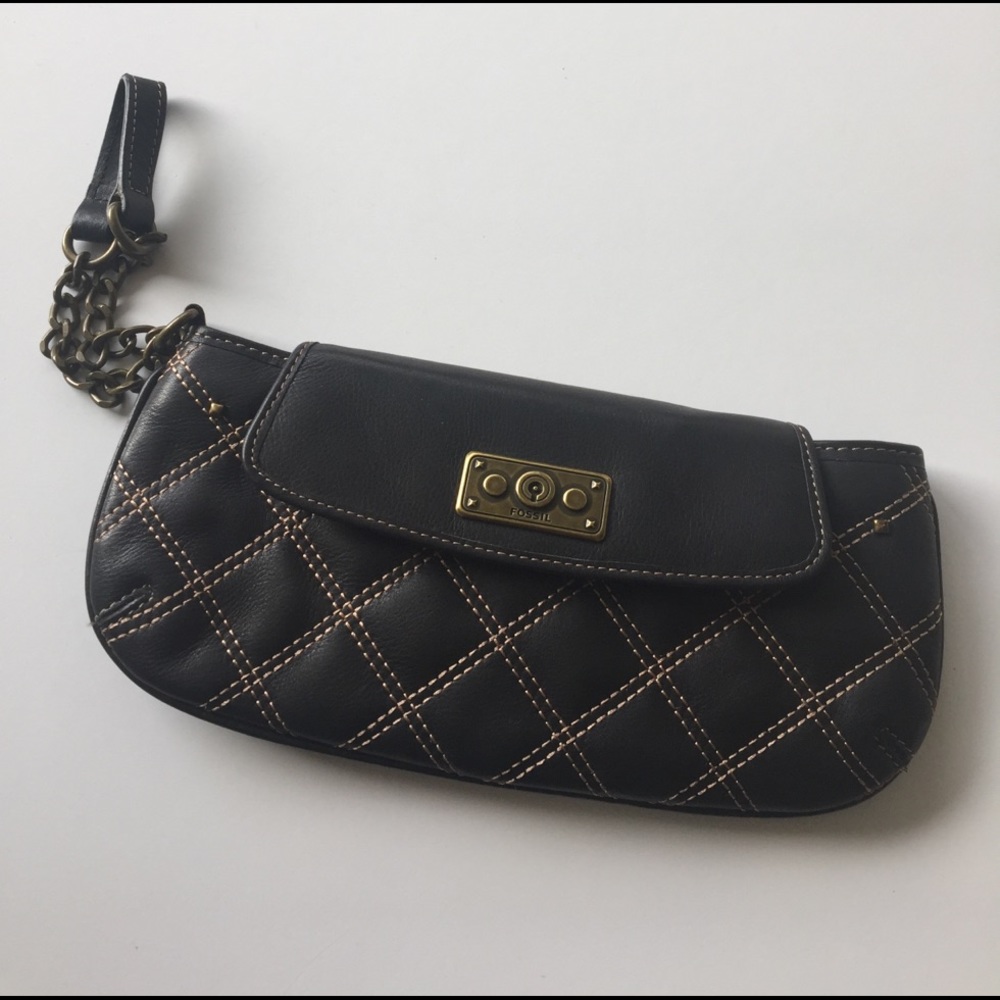 Fossil Quilted Wristlet