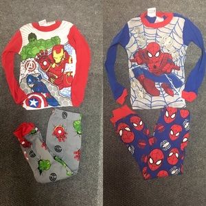 Spider-Man / avengers pajamas bundle
