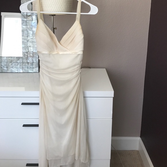 Cream colored chiffon dress - Picture 1 of 3