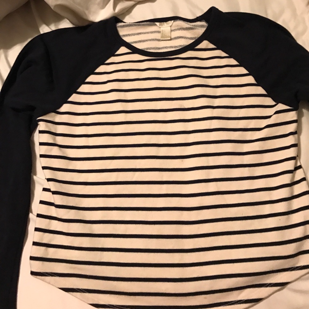 Long sleeve striped shirt