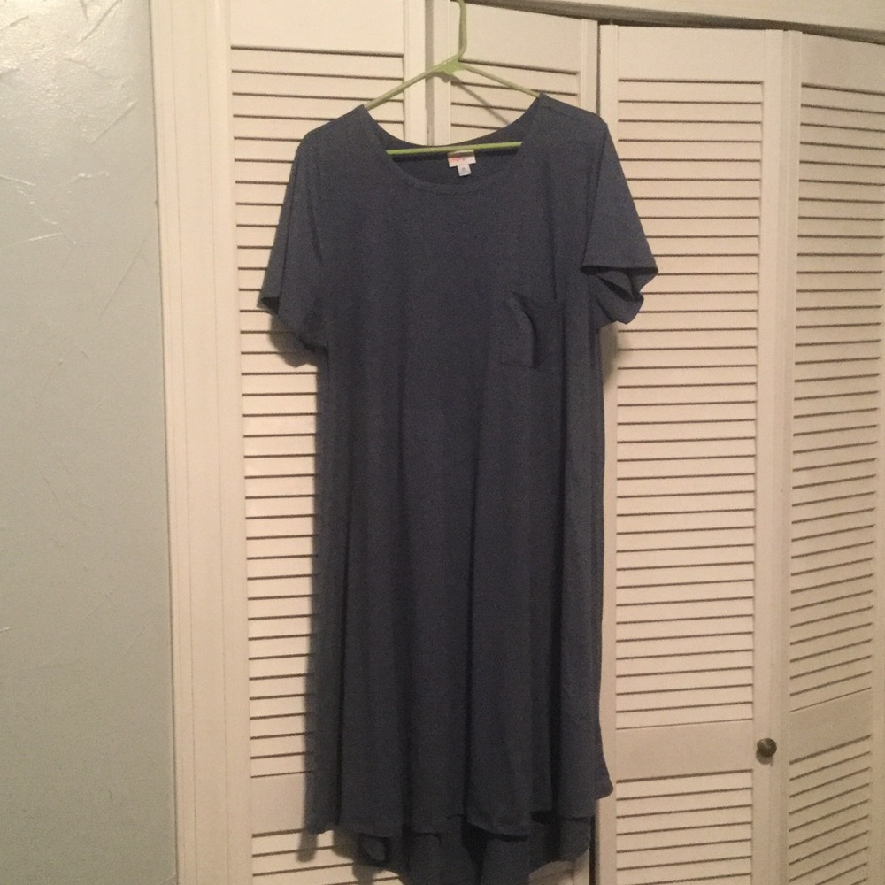 LuLaRoe XL Carly in a Dark Violet Blue