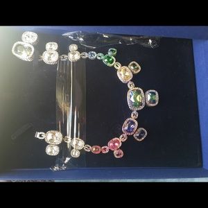 Swarovski multi colored necklace