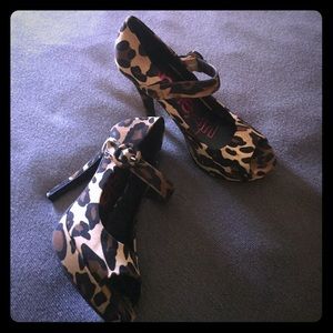 Leopard Print Heels