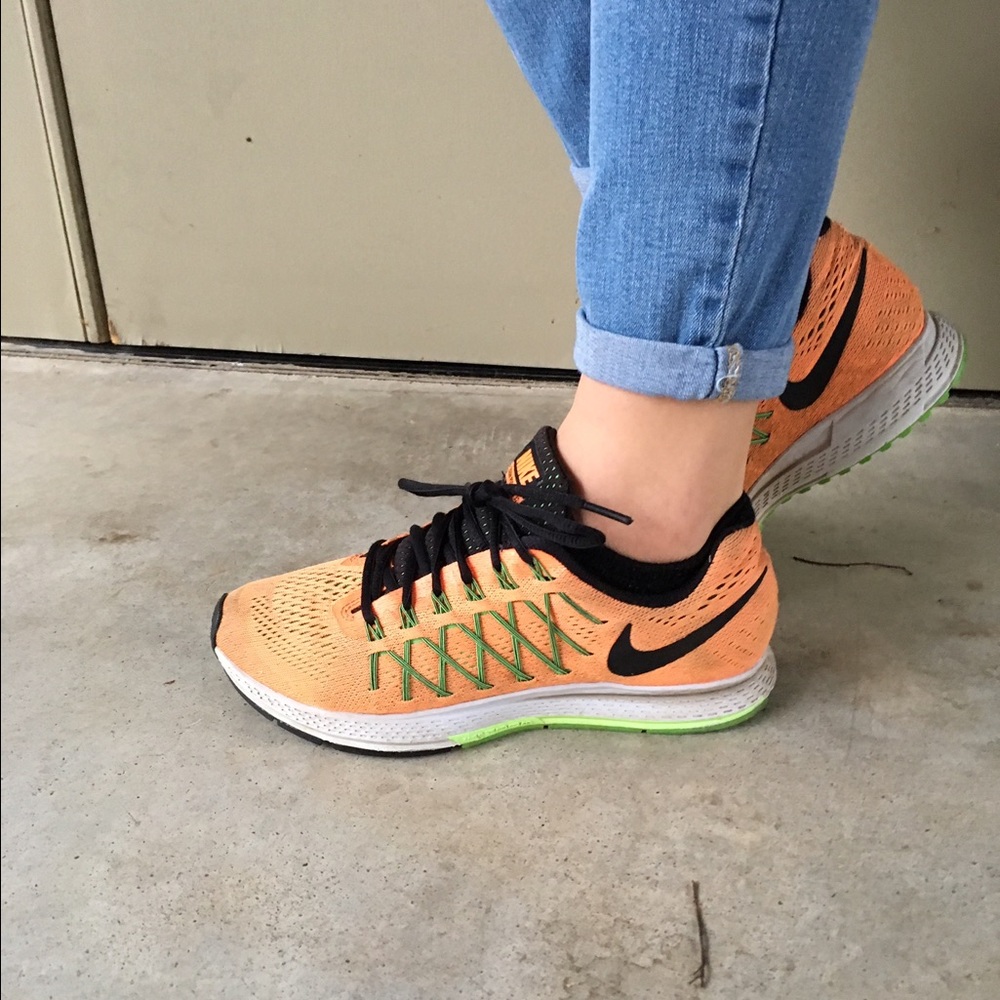 Orange Nike Pegasus 32