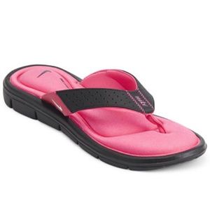Pink Nike Memory Foam Flipflops