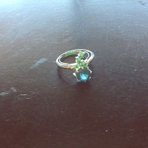 Amethyst color stone Vintage Ring