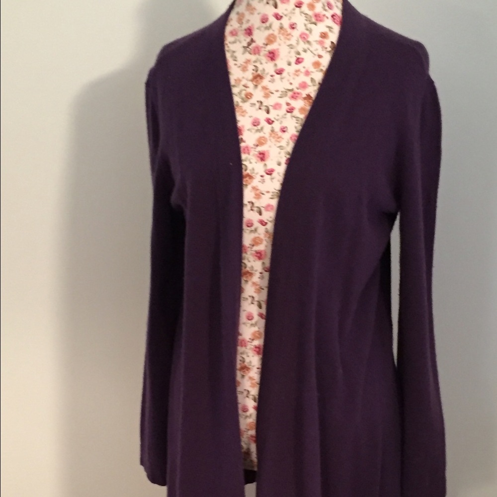 Cashmere swing cardigan