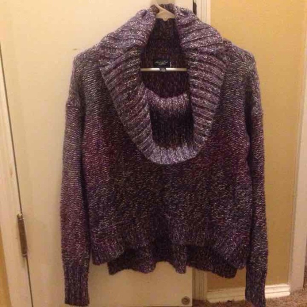 American Eagle cow neck sweater XS