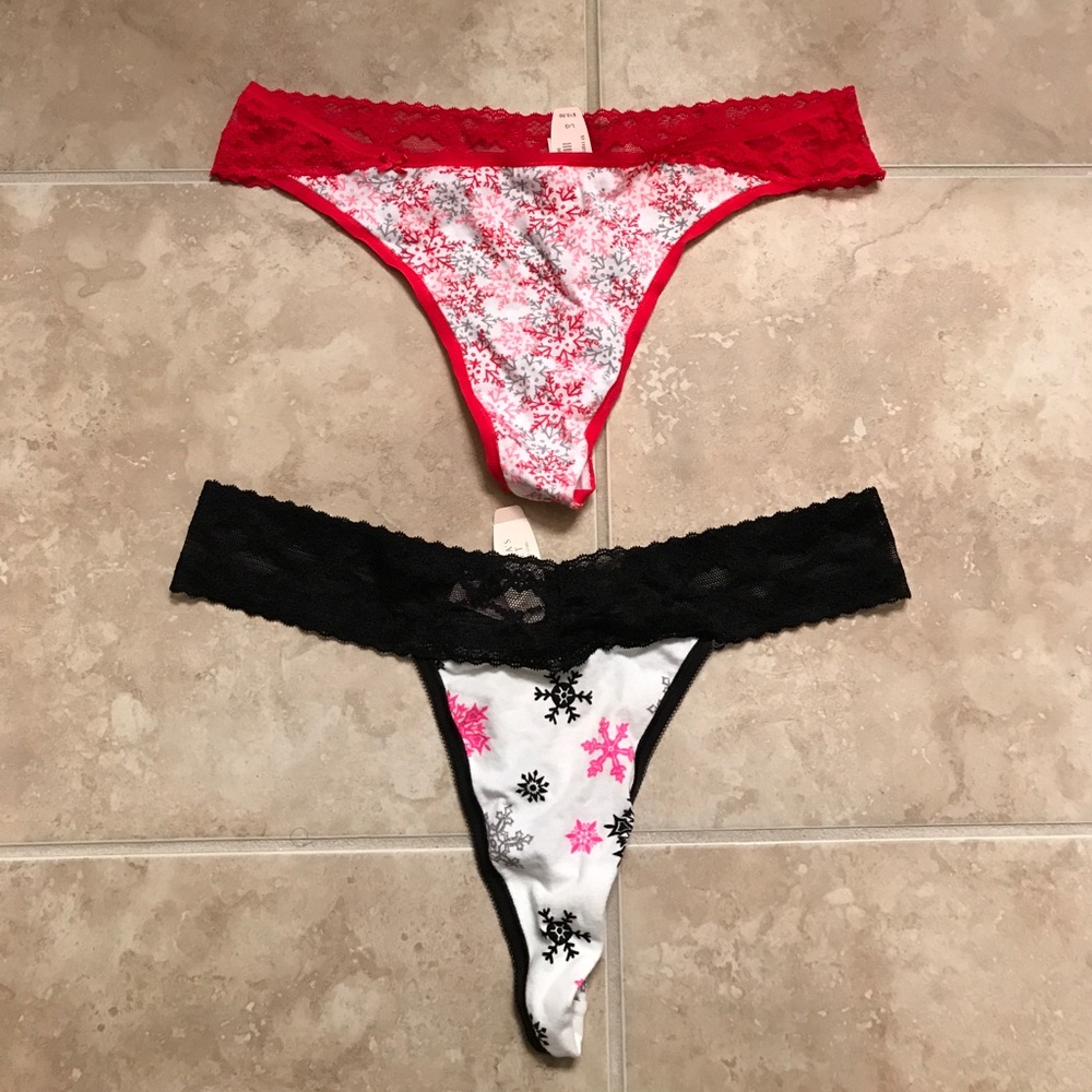 Two Brand New Thongs from Victoria's Secret
