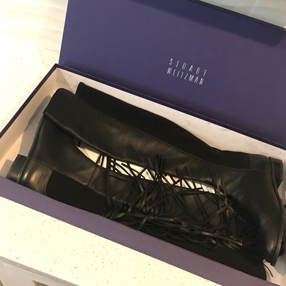 New Stuart Weitzman knee high leather boots - Picture 4 of 8