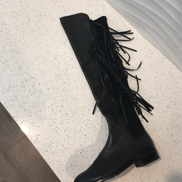 New Stuart Weitzman knee high leather boots - Picture 7 of 8
