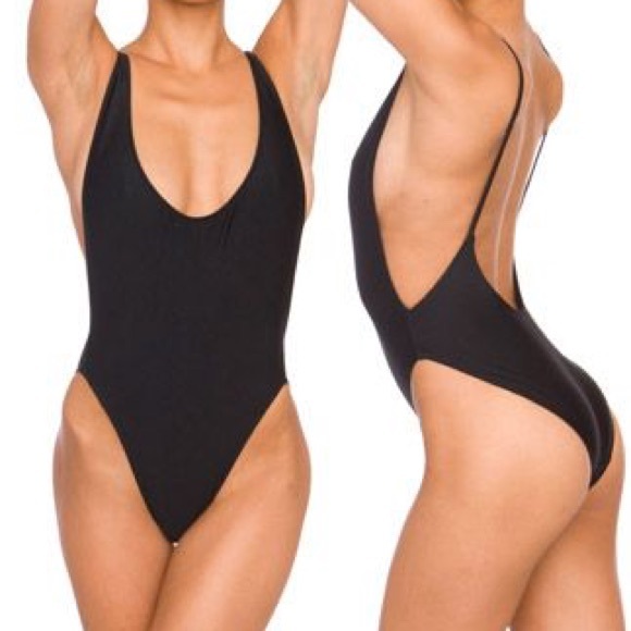 High Cut One Piece Swimsuit - Picture 4 of 6