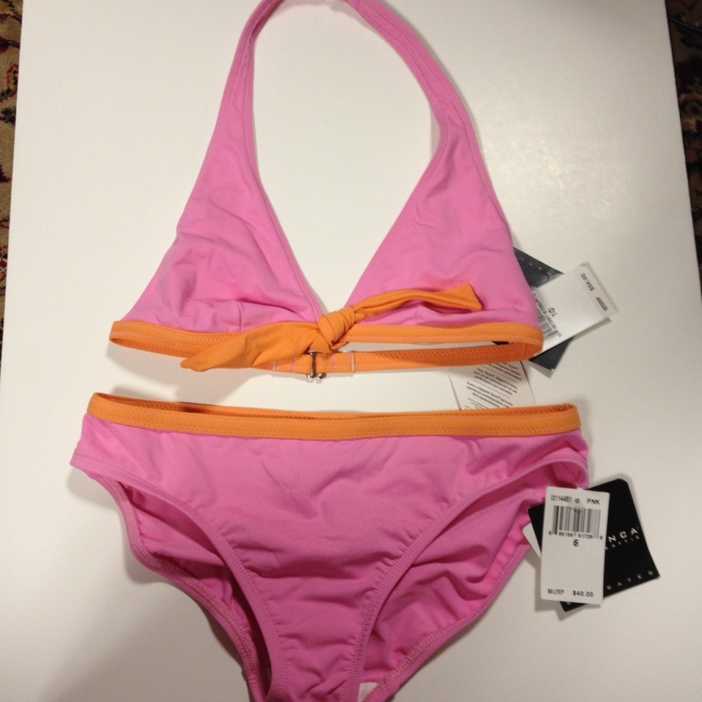 La Blanca bathing suit pink new