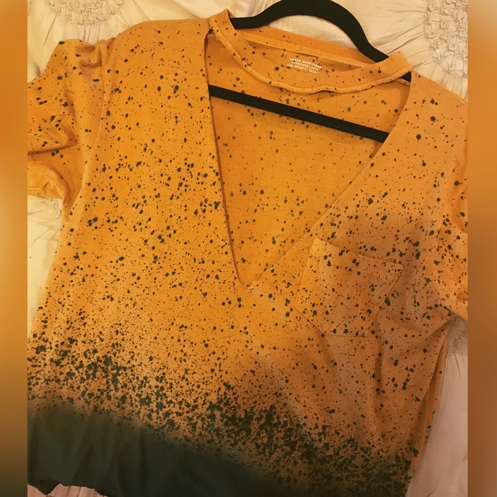 Acid Wash Cut Our T Shirt - LF
