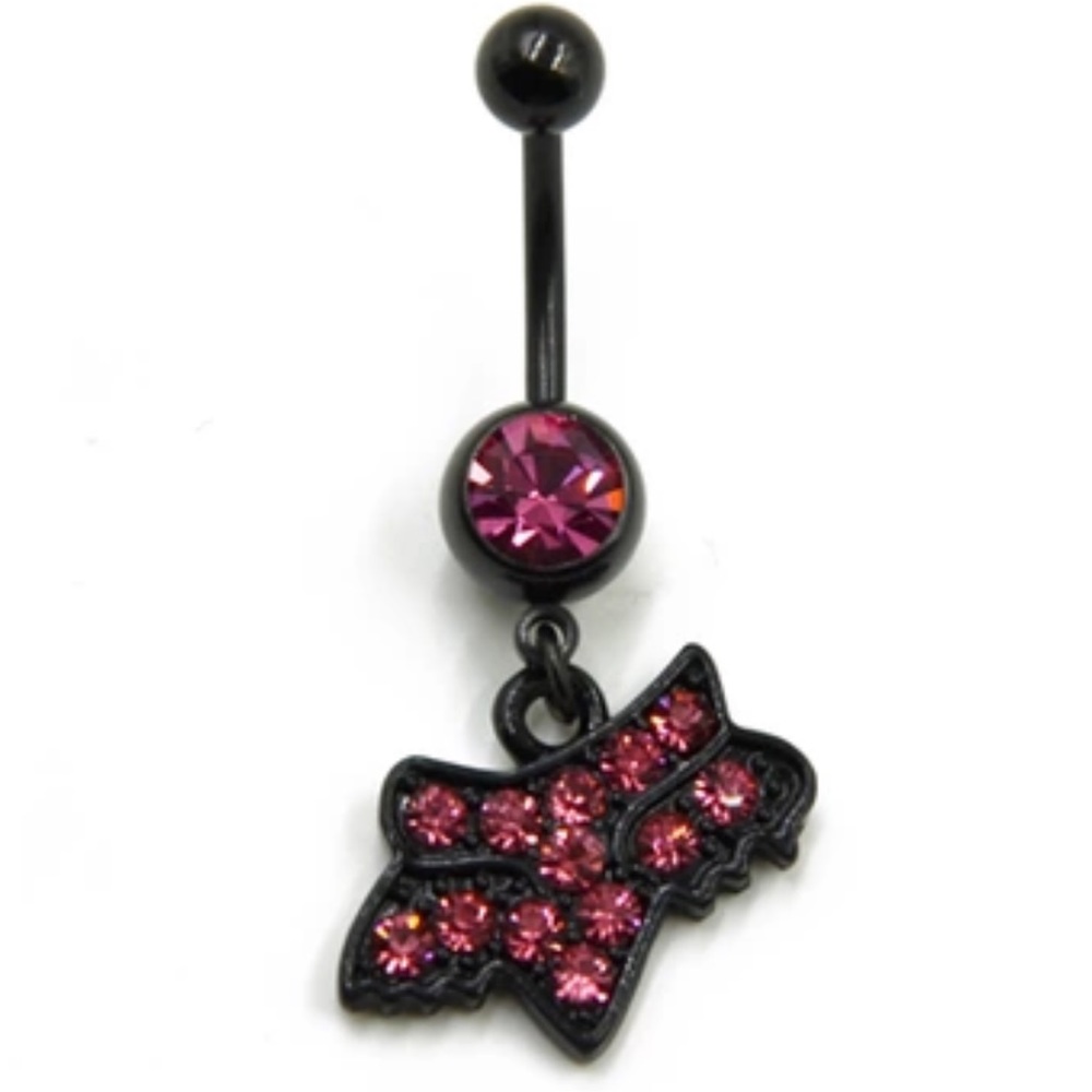NWT FOX RACING BELLY BUTTON NAVEL RING