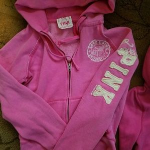 Pink hoodie