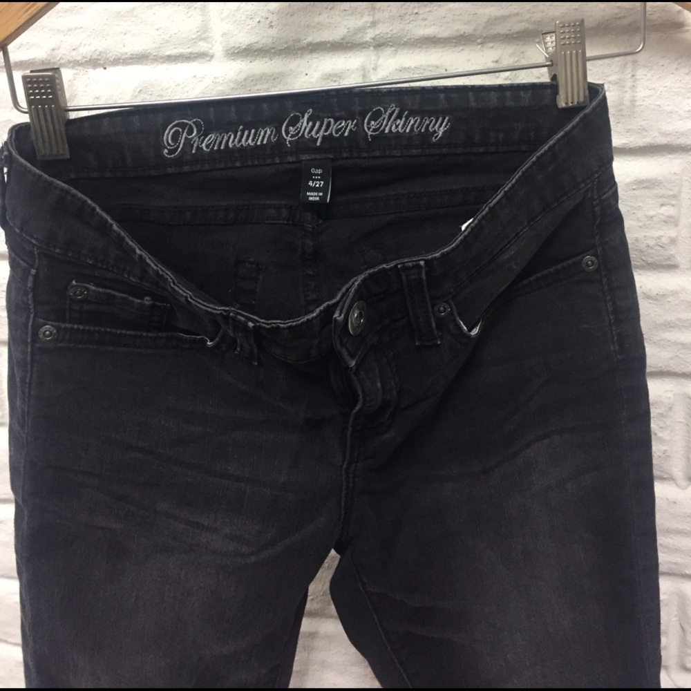 Black wash jeans