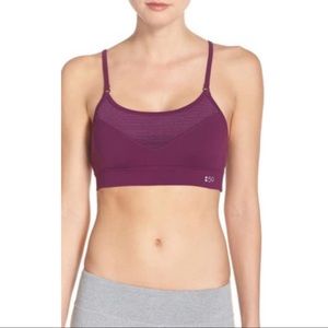 🆕Splits59 Purple Mesh Sports,Yoga Workout Bra NWT