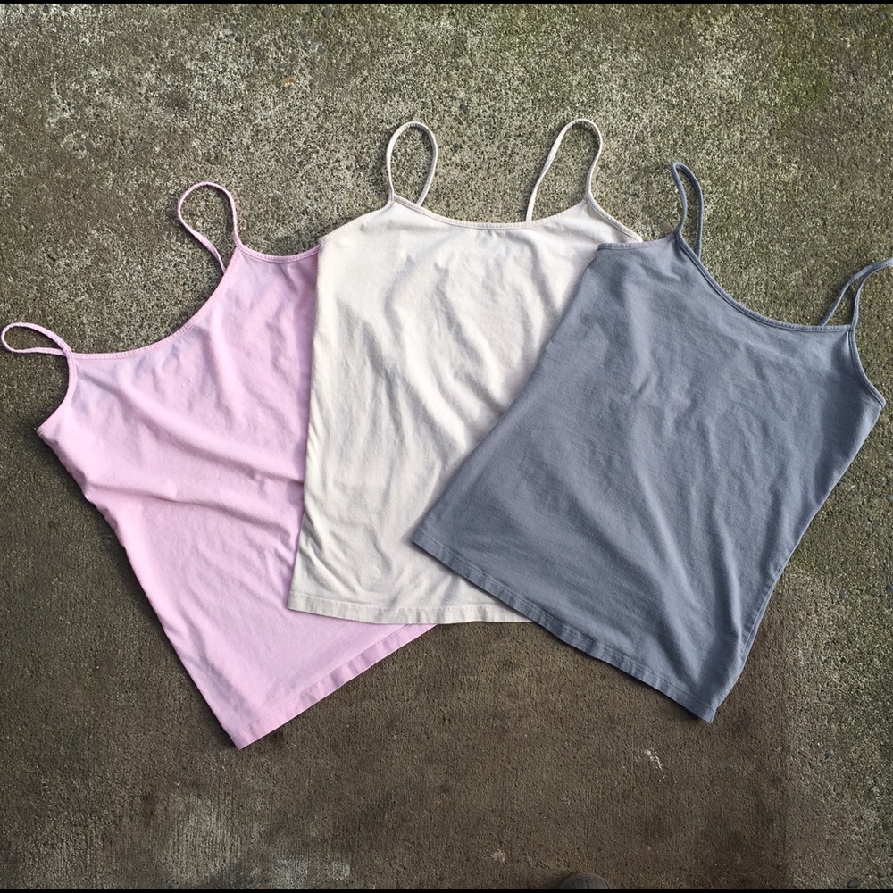 3pc basic cami tank top layering Camisole layer