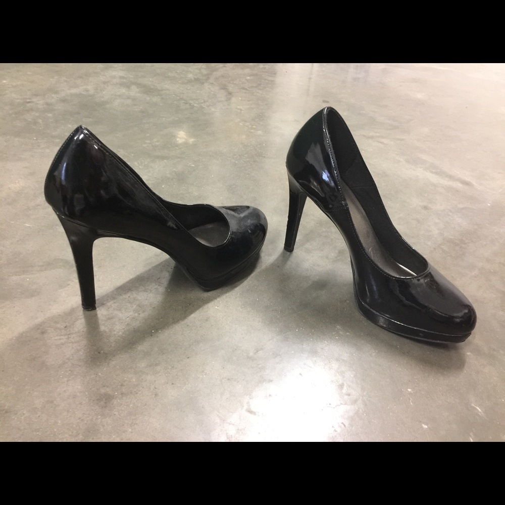 Fioni black platform heels size 8 1/2