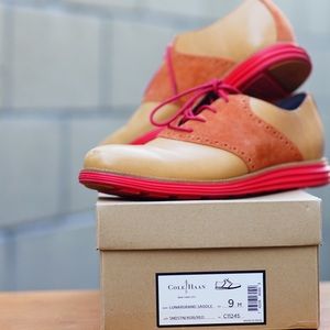 Cole Haan lunargrand Mens saddle dress shoes