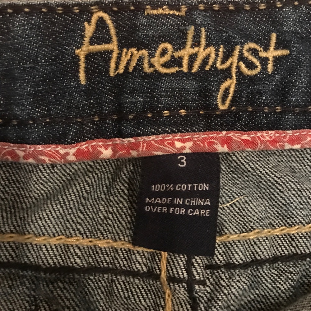 Amethyst Jeans Skirt Size 3 - Picture 3 of 3