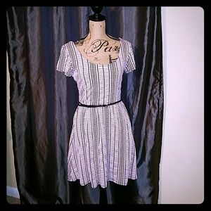 Retro midi dress