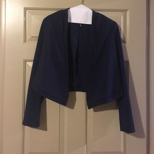 WHBM Navy blue blazer