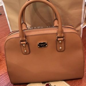 Acorn Michael Kors satchel Brown