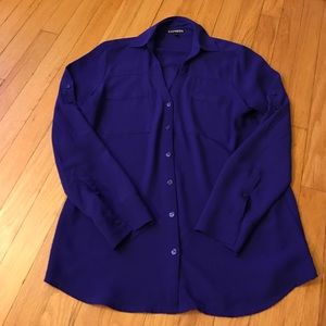 Express Purple Portofino Shirt