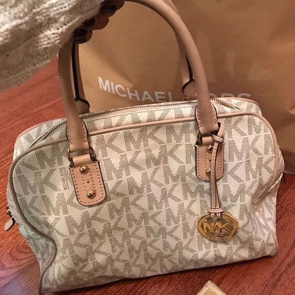 Large vanilla satchel Michael Kors Bag - Picture 1 of 3