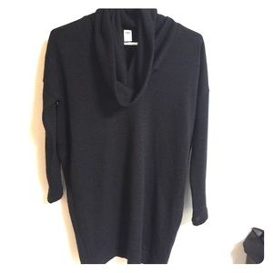 Cowl-neck sweater/dress