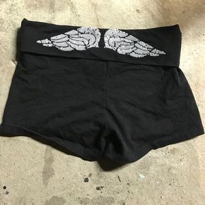 angel wing Victoria's Secret yoga shorts