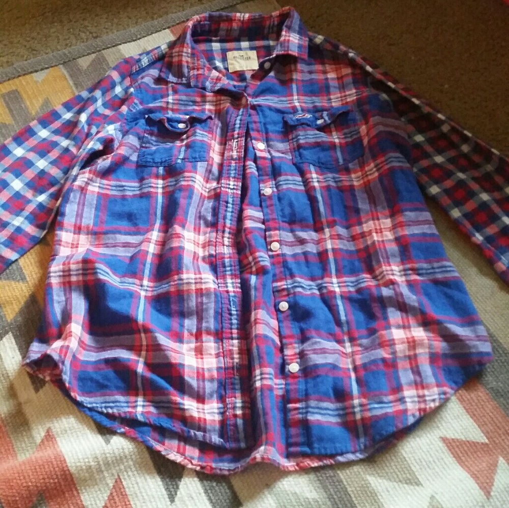 Hollister plaid flannel