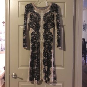 BCBG long sleeve sweater dress