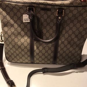 Gucci Signature briefcase