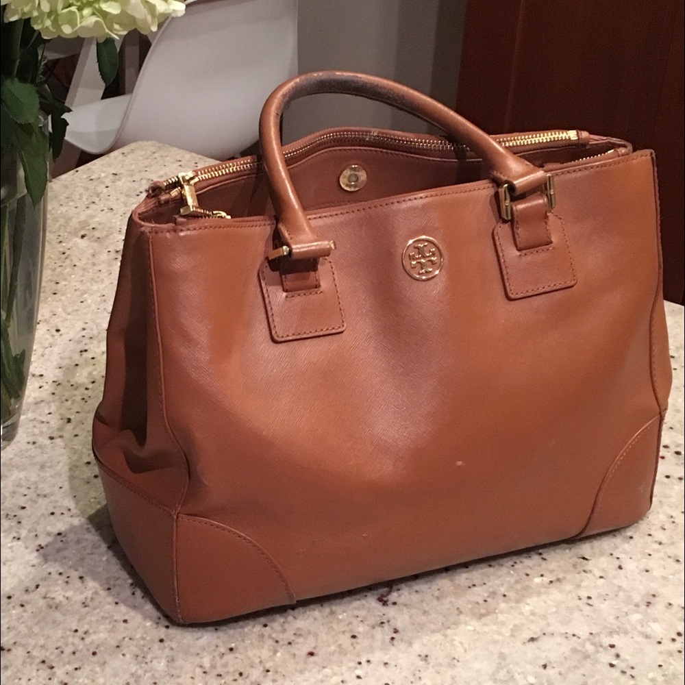 Tory Burch Robinson Large Double Zip Tote