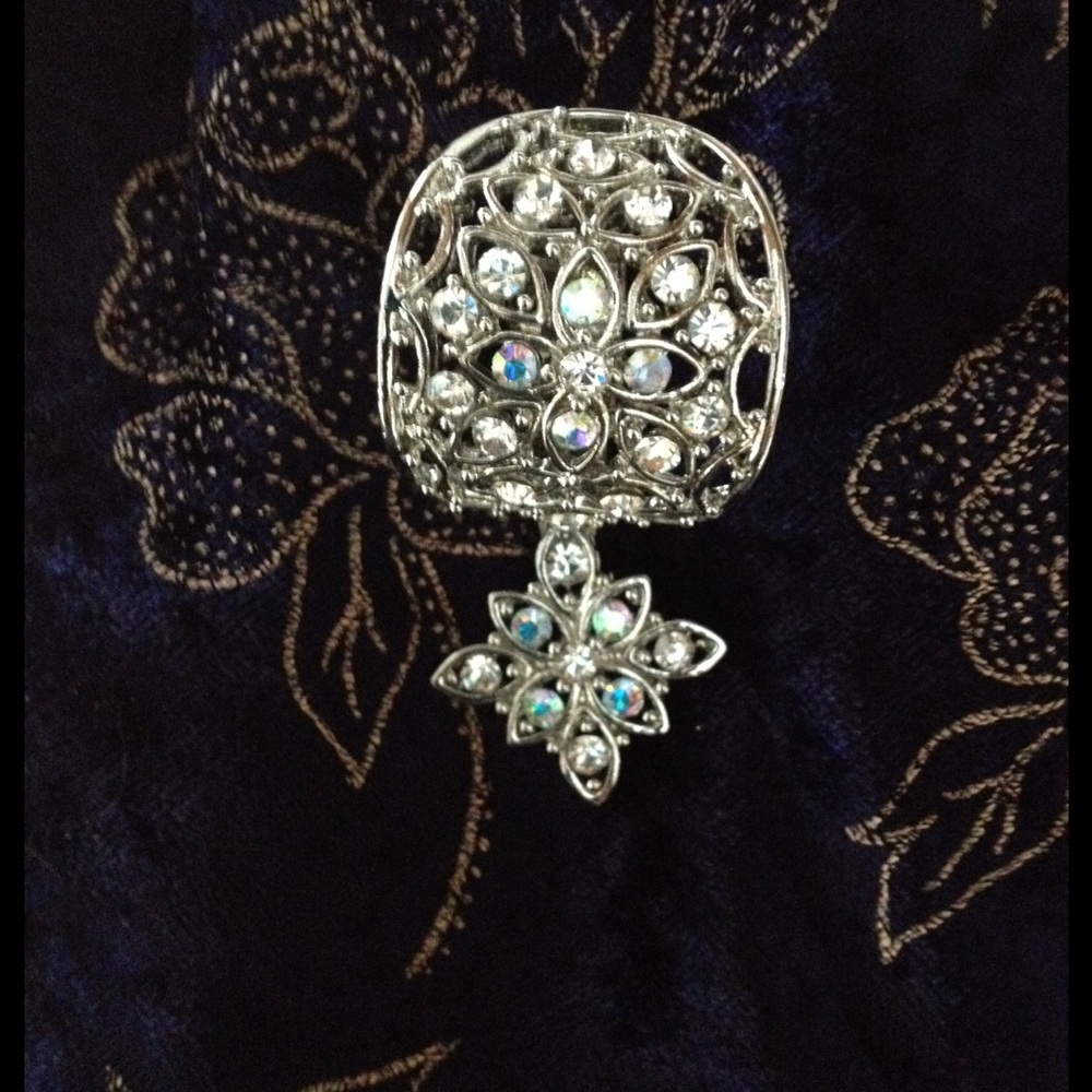 Sparkly Scarf jewelry - charm - slide - pendant