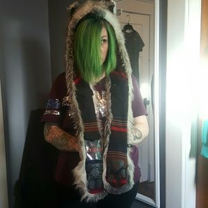 **AUTHENTIC** Arctic Fox Spirit Hood