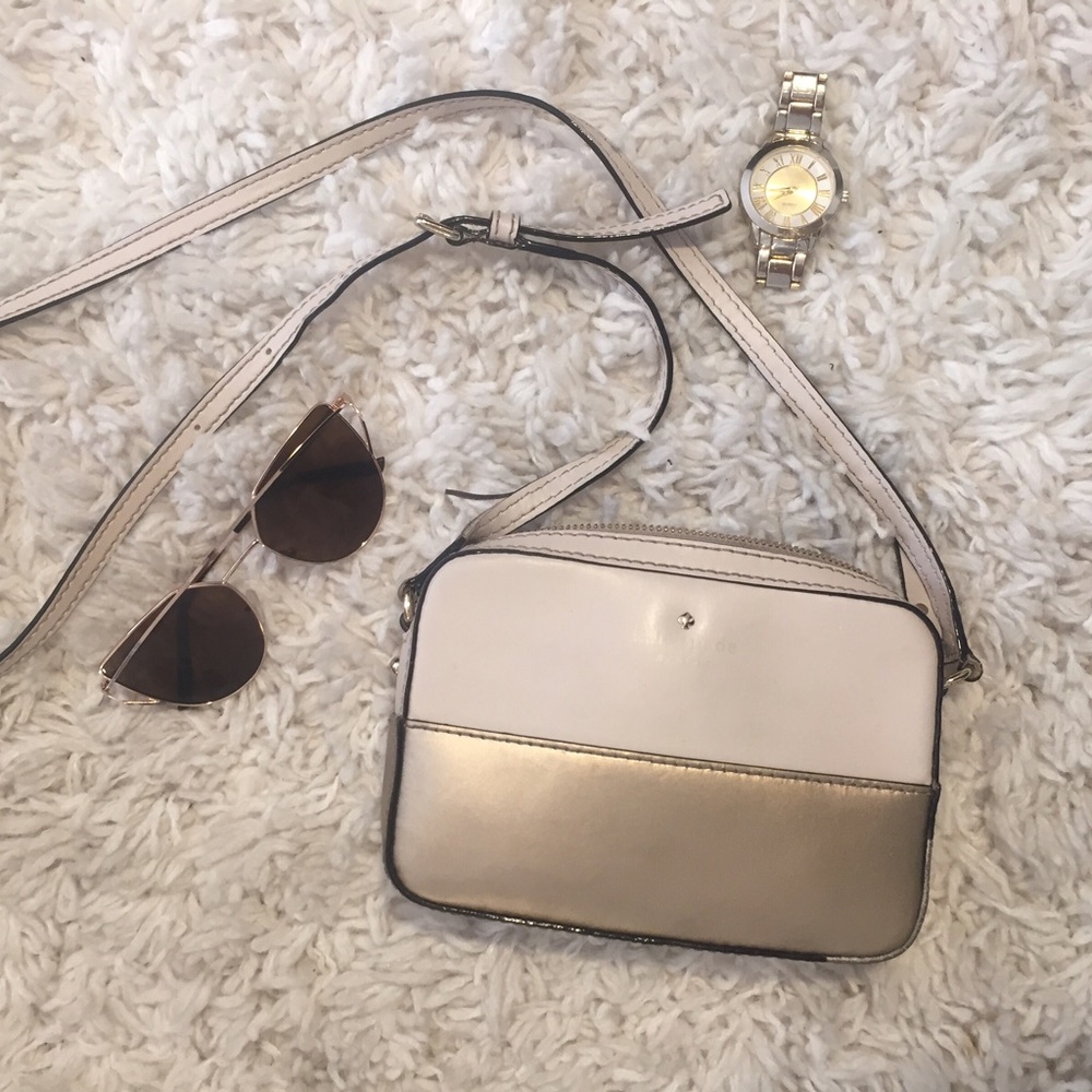 Kate Spade Blush nude/gold cross body
