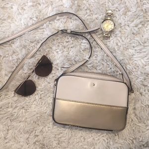 Kate Spade Blush nude/gold cross body